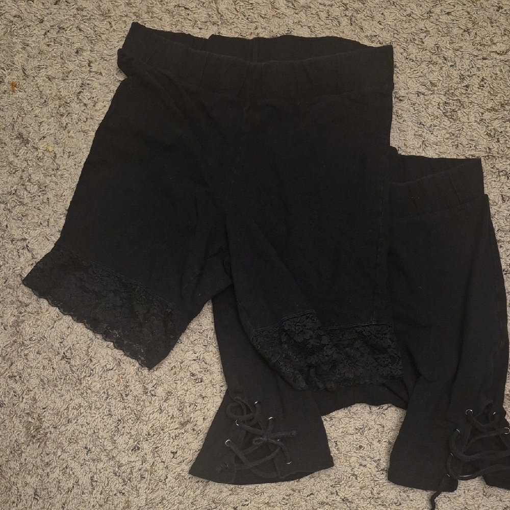 Size 2 Torrid Black Casual Shorts Bundle